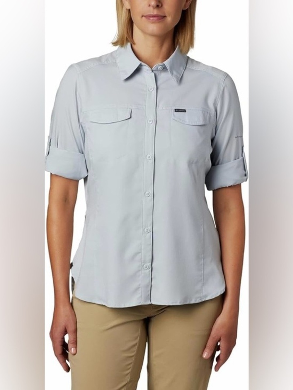 Columbia Silver Ridge™ Lite Long Sleeve Shirt Button Front Hiking Outdoor XS